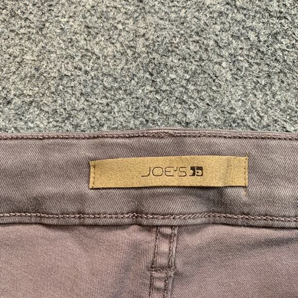 Joes Jeans Womens 30 Mauve Denim Skinny Ankle Mid Rise Stretch Zip Fly Pockets - Picture 6 of 11